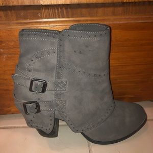 Grey booties